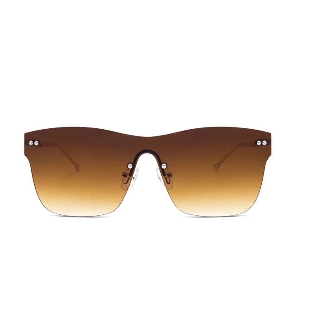 Unbranded rimless shield